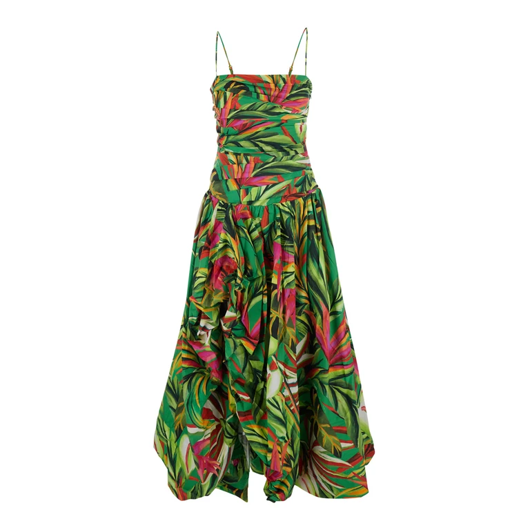 Maxi-Kleid - Grün