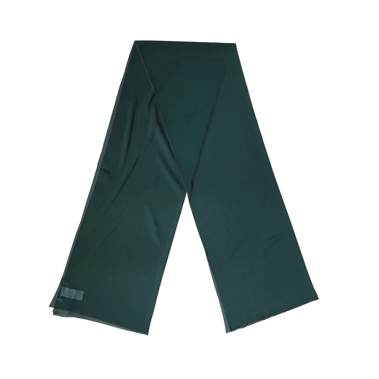 Dolce & Gabbana Dark Green Silk Neck Wrap Shawl Stole 200cm X 64c Scarf Elastane - Women