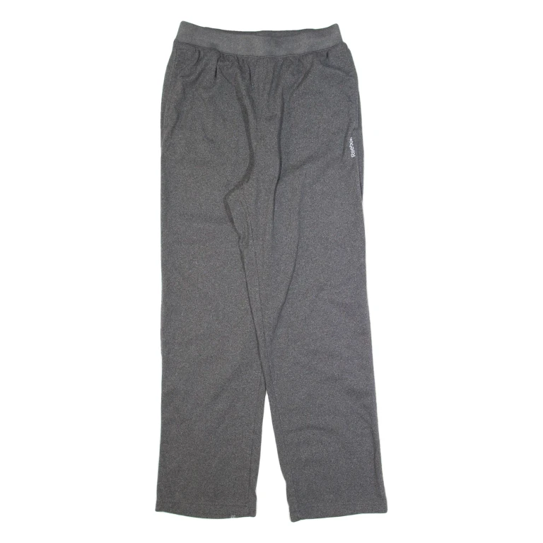 REEBOK Mens Sweatpants Grey Straight S W28 L30