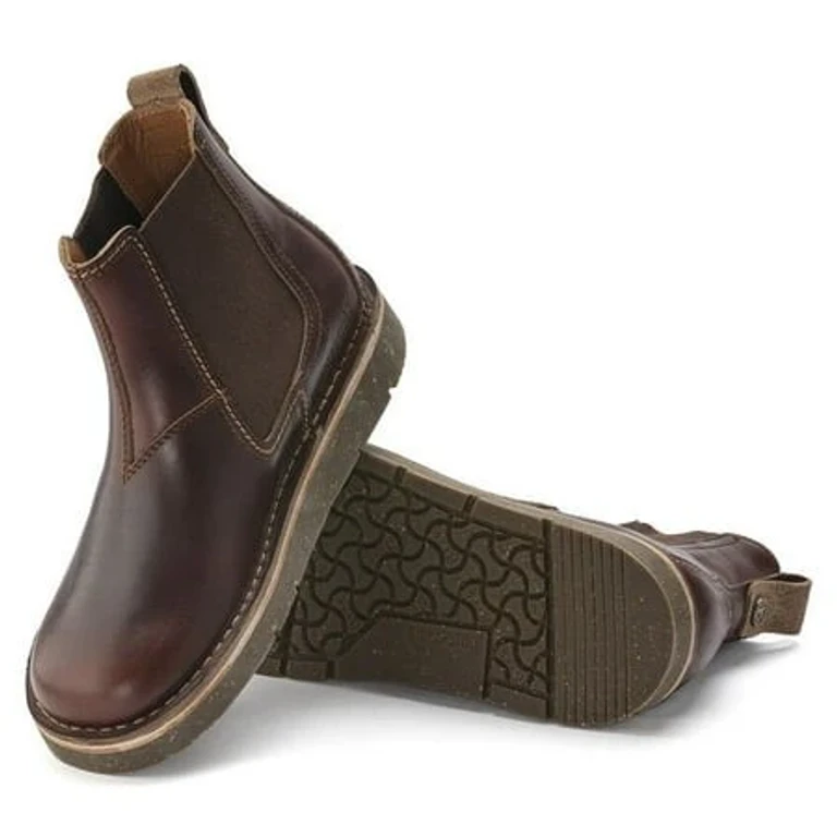 Unisex Birmingham Slip On Mid Natural Leather Roast