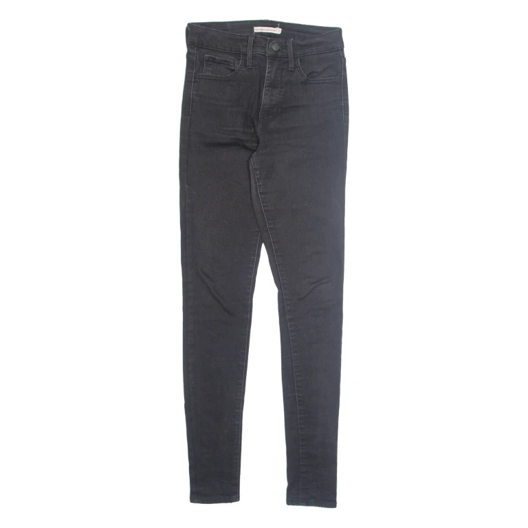 LEVI'S 720 Womens Jeans Black Regular Tapered W27 L32