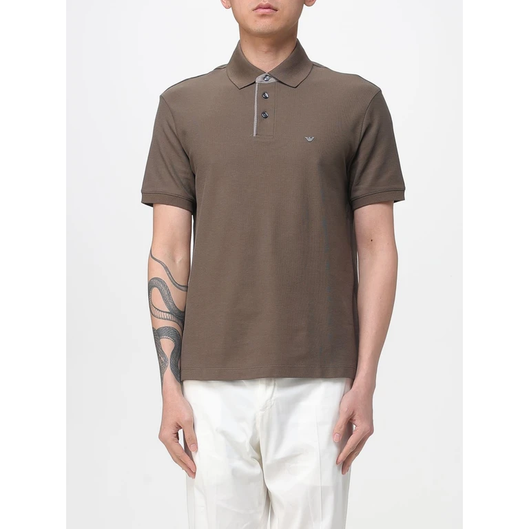 Polo Shirt Men color Brown (EM005251AF10497U6200)