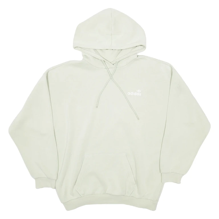 ADIDAS Womens Green Hoodie UK 8