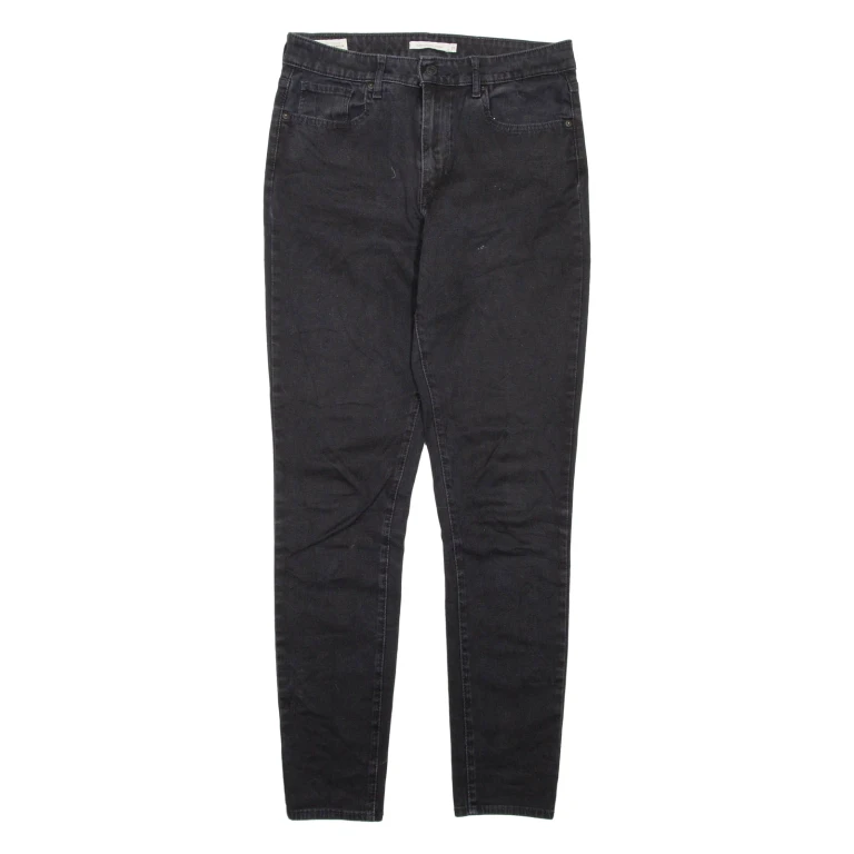 LEVI'S High Rise Womens Jeans Black Regular Skinny W31 L32