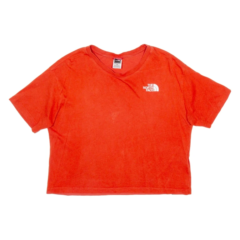 THE NORTH FACE Cropped Womens T-Shirt Red M