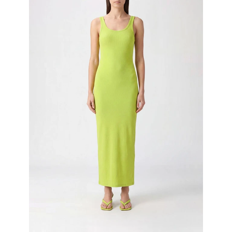 MSGM U-Neck Slim Fit Midi Sheath Dress in Viscose (4041MDA73N26712032)