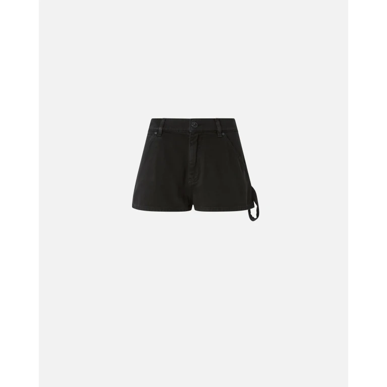 Pinko - Short workwear en bull de coton - 26