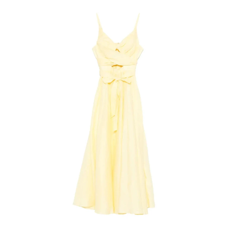 Robe Au Genou - Jaune (6177DRS261)