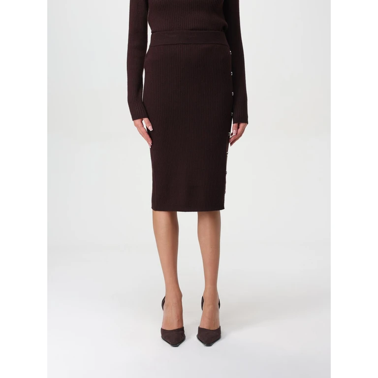 Skirt Woman color Brown (104021A15SM28)