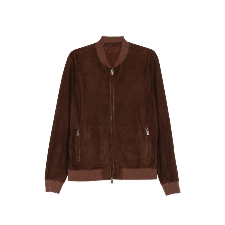 Suede Bomber Jacket