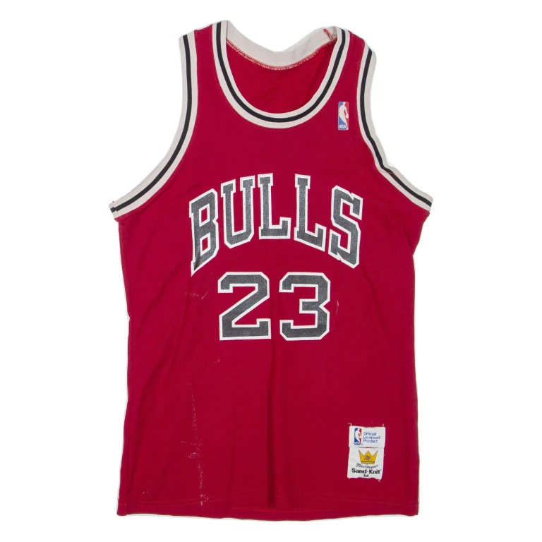 NBA Chicago Bulls Mens Vest Red Sleeveless USA M