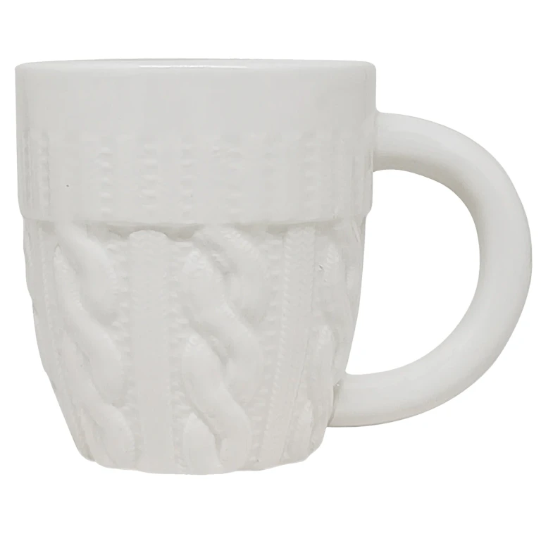 Cream Sweater 18 oz Figural Coffee Mug