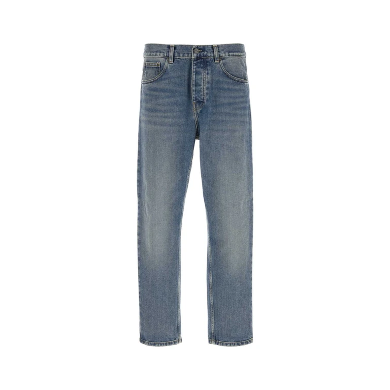 Carhartt Wip Denim Newel Pant Blue Exterior: Organic Cotton Jean - Men