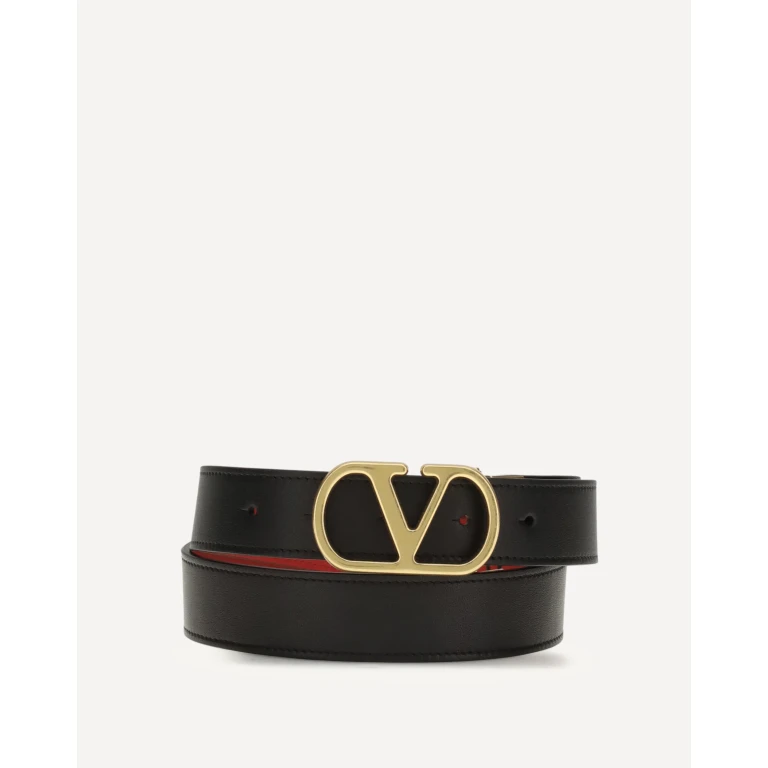 VALENTINO GARAVANI VLogo Signature 双面皮革腰带