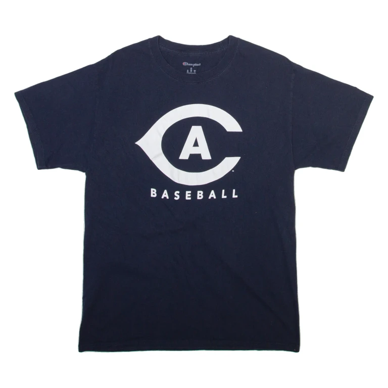 CHAMPION Mens T-Shirt Blue M