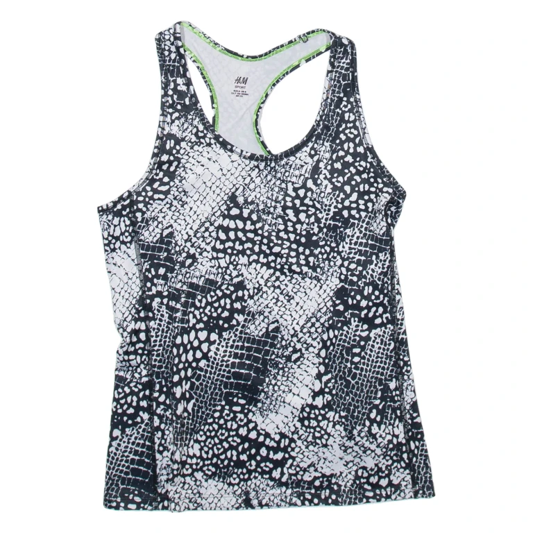 H&M Womens Vest White Sleeveless S