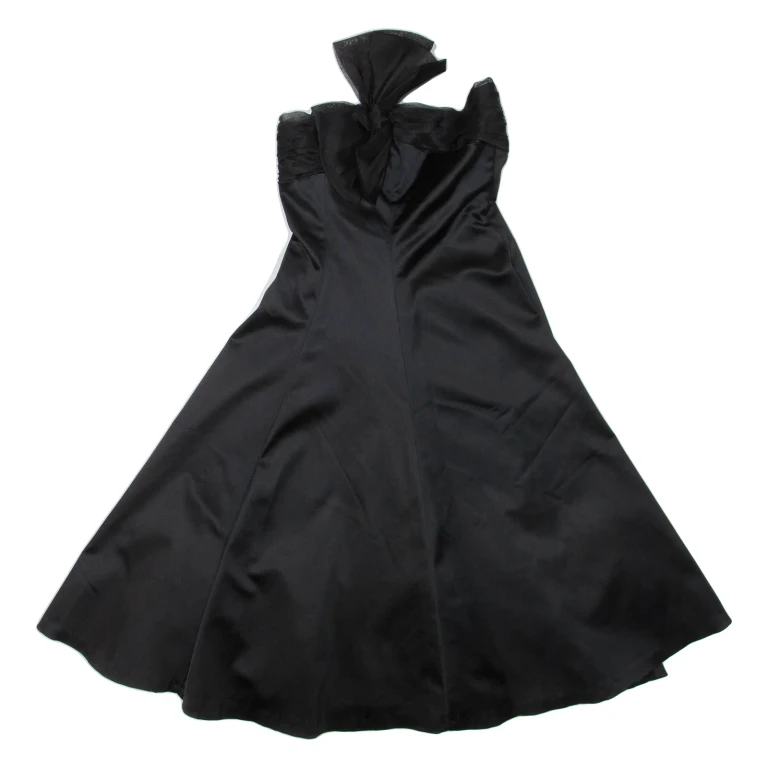 COAST Womens Fit & Flare Dress Black Sleeveless Knee Length M
