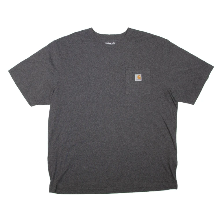CARHARTT Loose Fit Mens T-Shirt Grey XL