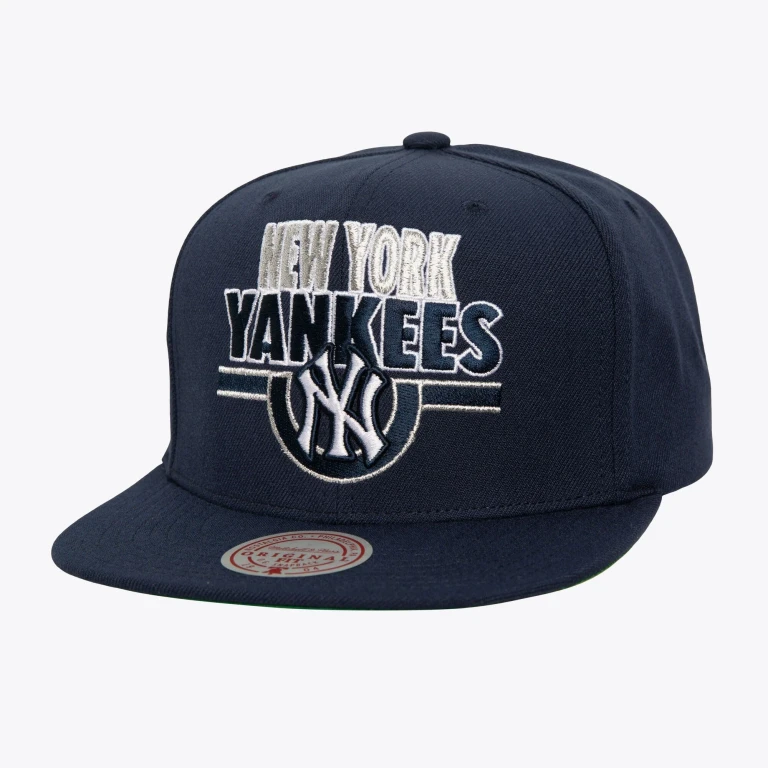 Men's MLB Badge Line Retro Snapback Yankees Snapback Caps