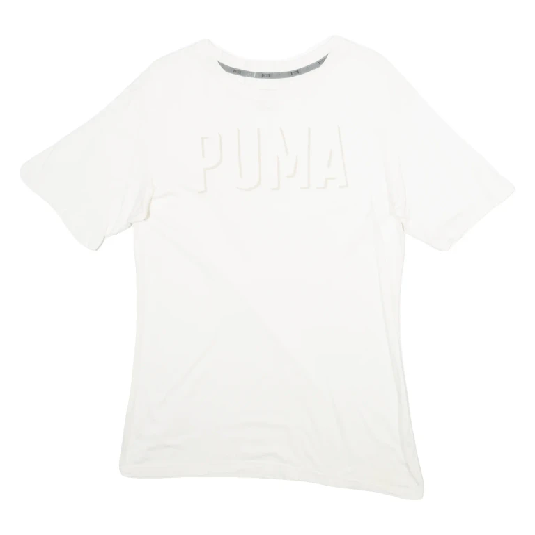 PUMA Womens T-Shirt White UK 10