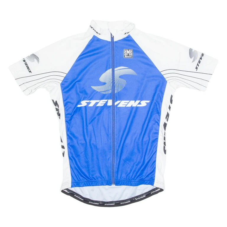 SANTINI Cycling Mens Jersey Blue 1/4 Zip XL