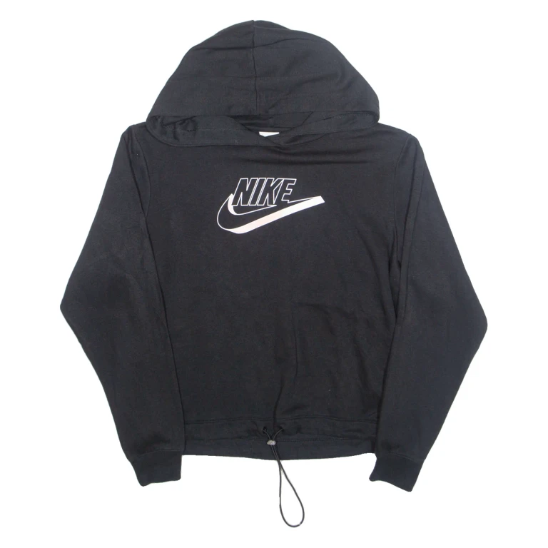 NIKE Womens Black Hoodie S