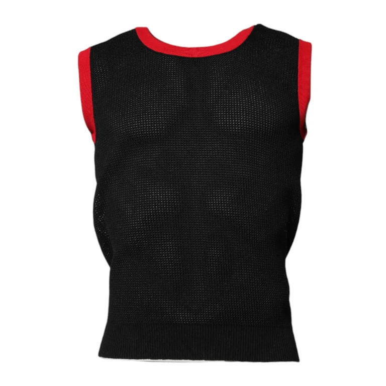 Dolce & Gabbana Black Cotton Slim Fit Round Neck T-Shirt Polyester - Men