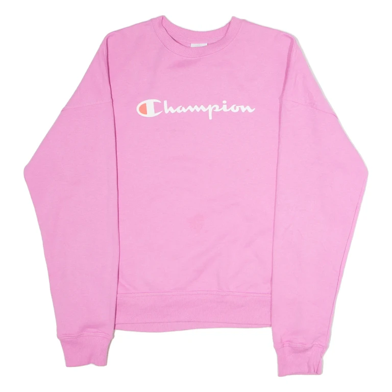 CHAMPION Mens Sweatshirt Pink Crew Neck M
