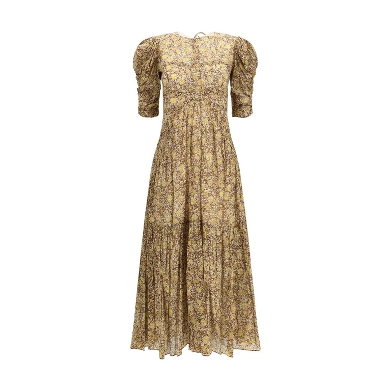 Marant Etoile Bicolor Cotton Casual Dress - Women
