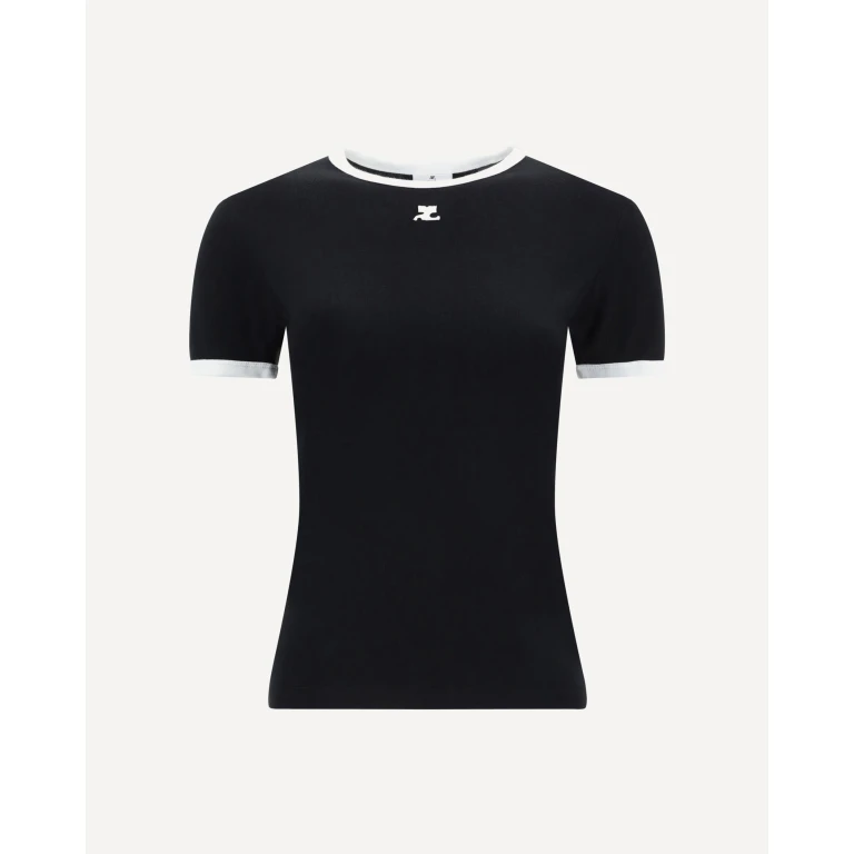 COURRÈGES Logo T-Shirt Female M (324JTS152JS0107_0079)
