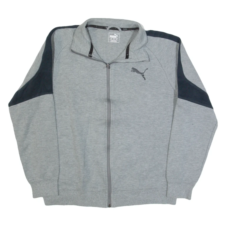 PUMA Mens Track Jacket Grey M