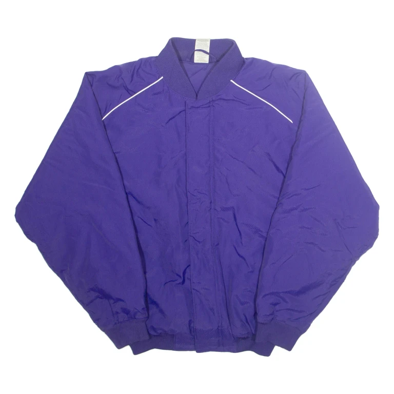 RUSSELL ATHLETIC Mens Jacket Purple Nylon M