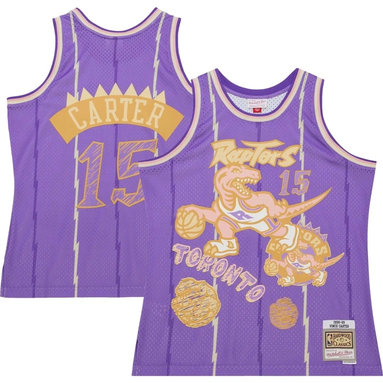 Men's Sidewalk Sketch Swingman Jersey Raptors 1998 Vince Carter Jerseys