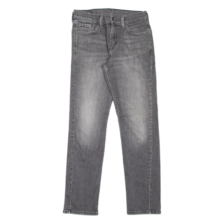 LEVI'S 511 Jeans Mens Grey Slim Straight Stone Wash W30 L32