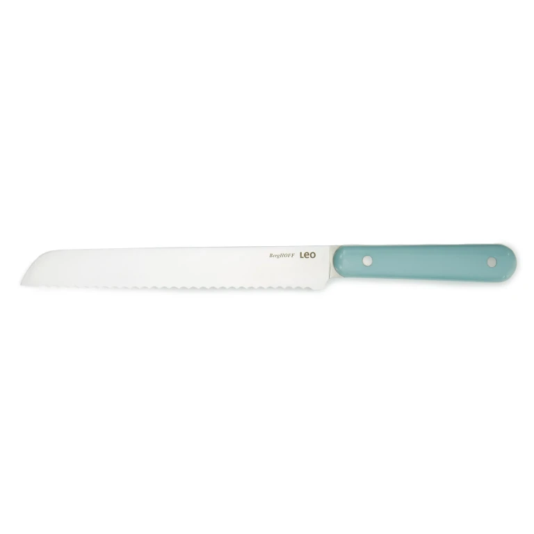 Leo Glints Stainless Steel Bread Knife 8", Slate