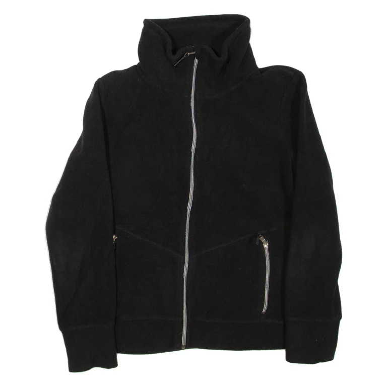 CALVIN KLEIN Womens Fleece Jacket Black M