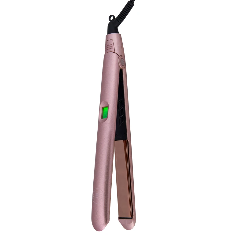 1" Rose Gold Digital Titanium Plates Hair Straightener