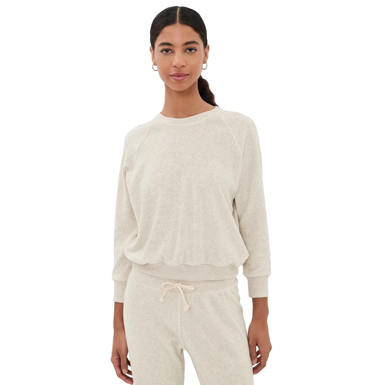 perfectwhitetee Saylor Terry Sweatshirt Oatmeal L