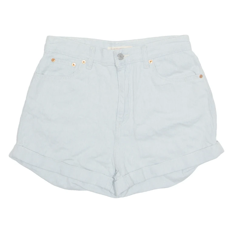 LEVI'S A-line Mom Womens Denim Shorts Blue M W29