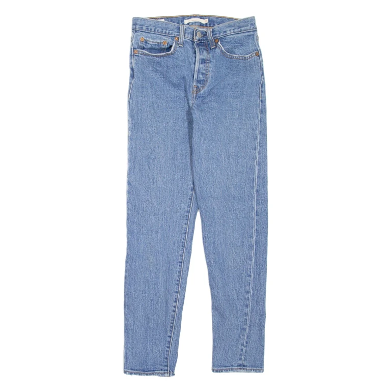 LEVI'S Wedgie BIG E Womens Jeans Blue Slim Skinny W24 L27
