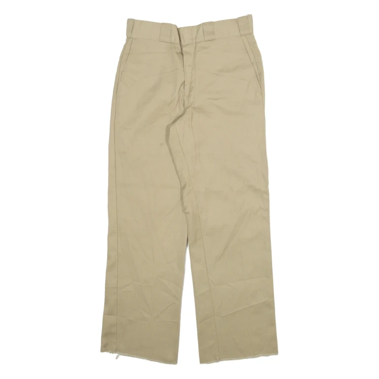 DICKIES Mens Trousers Beige Regular Straight W28 L28