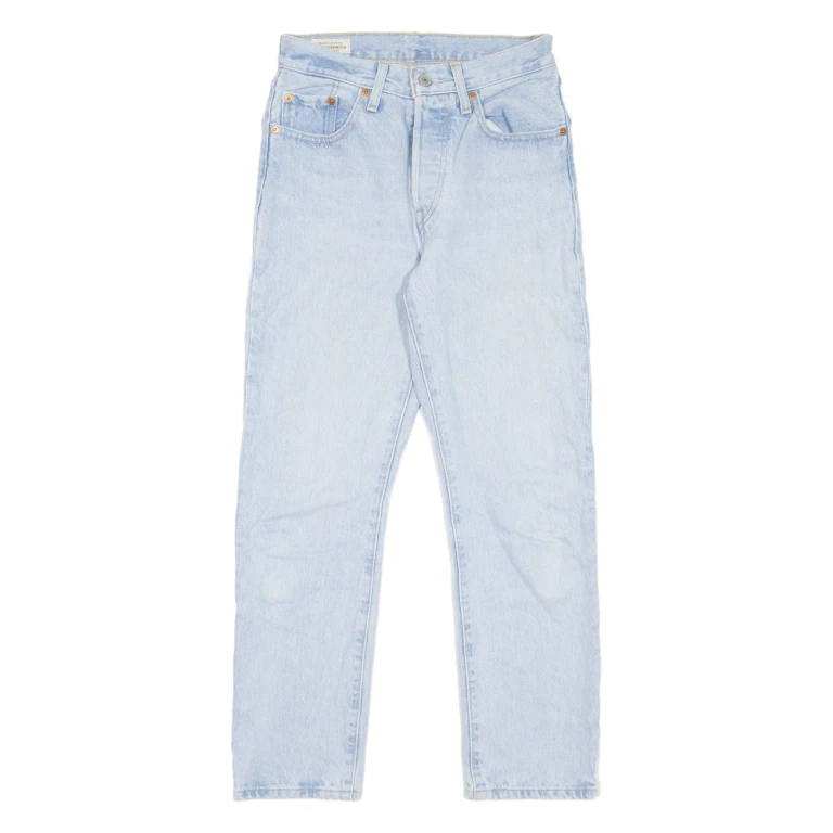LEVI'S 501 BIG E Jeans Womens Blue Regular Straight W24 L26