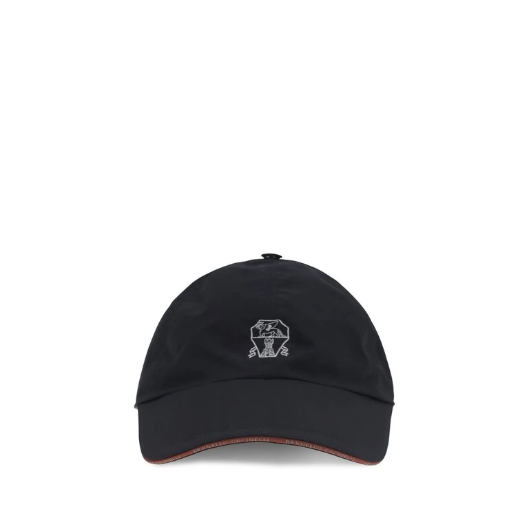 Brunello Cucinelli Blue Cotton Cap (baseball Hat) - Men