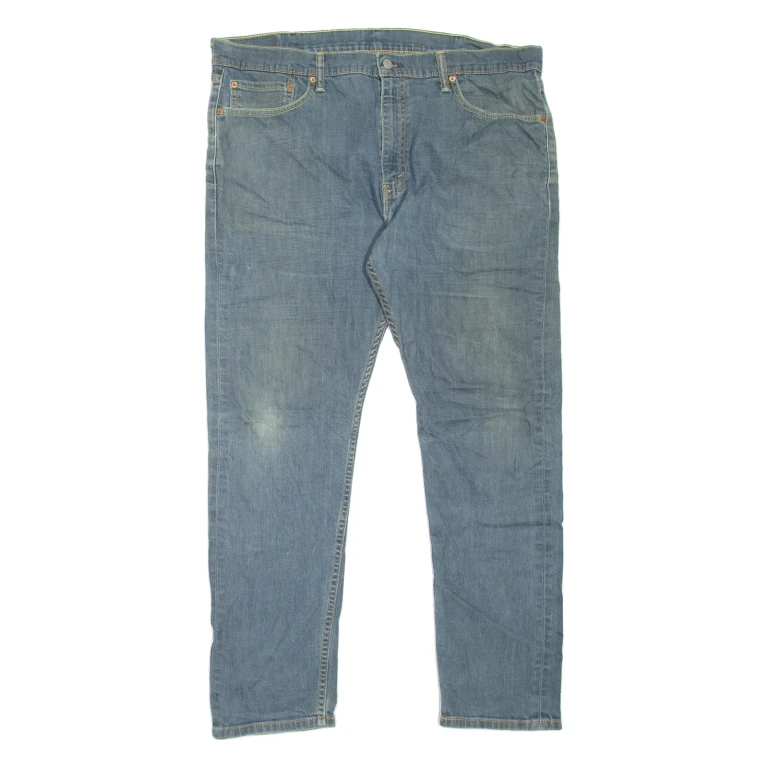 LEVI'S 508 Jeans Mens Blue Regular Tapered Stone Wash W38 L32
