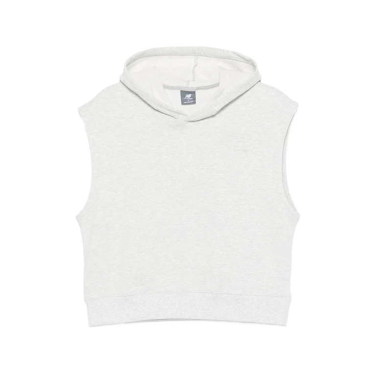 New Balance Sleeveless Logo-embroidered Hoodie