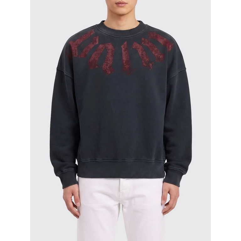 Sweatshirt Men color Black (PMBA08JS26FLE0011028)