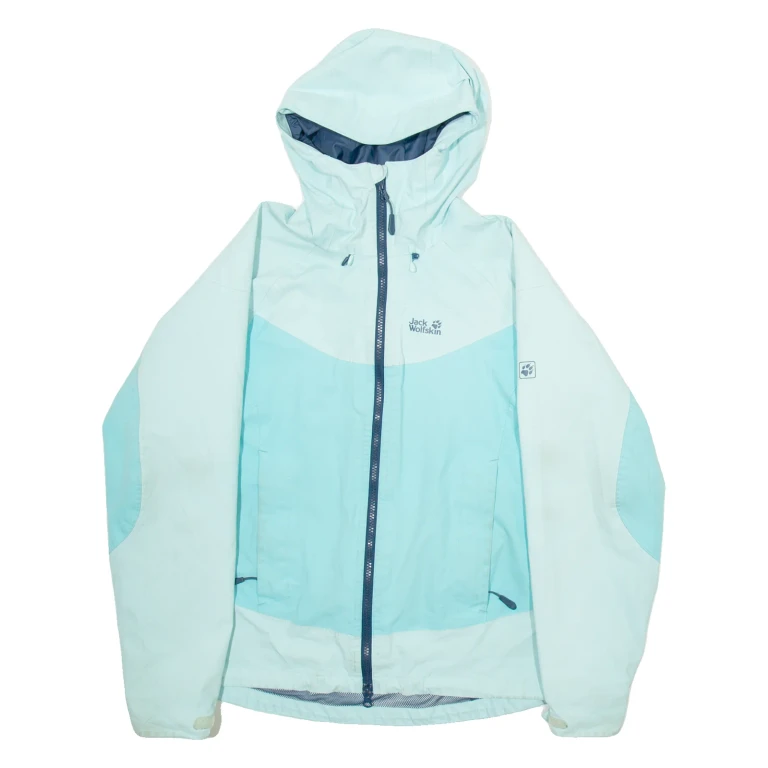 JACK WOLFSKIN Womens Jacket Blue Hooded M