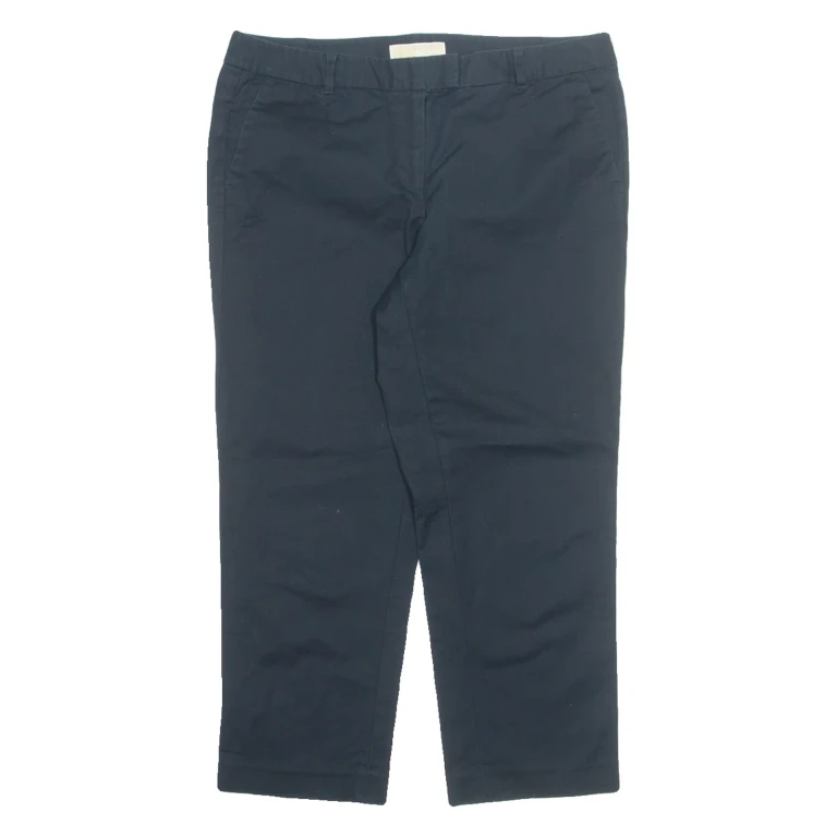 MICHAEL KORS Chino Womens Trousers Blue Regular Tapered W34 L25