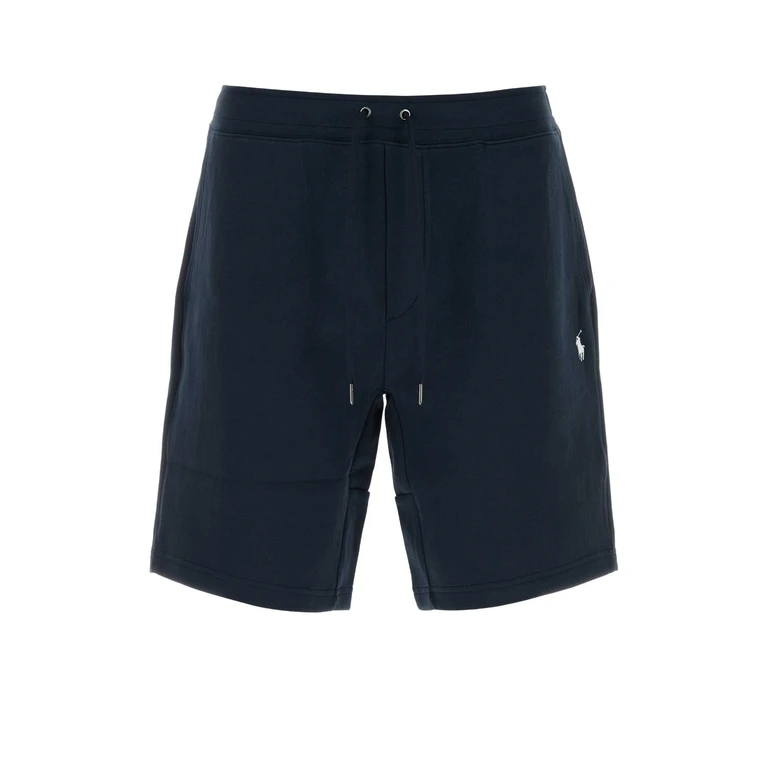 Polo Ralph Lauren Navy Blue Cotton Blend Bermuda Shorts Aviatornavyc1730 Exterior: Polyester Maglieria - Men