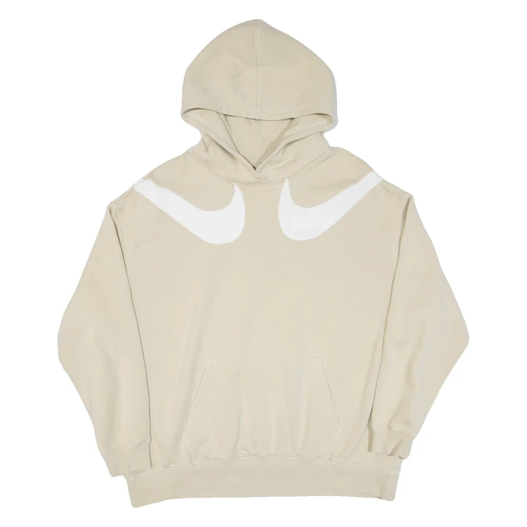 NIKE Womens Beige Hoodie L